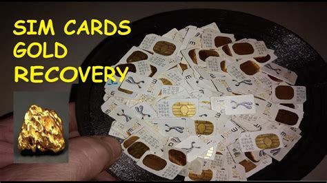 sim cards gold recovery